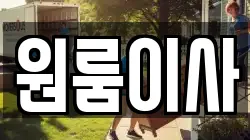 원룸이사