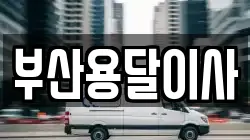 부산용달이사
