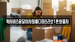 퀵서비스용달이사원룸다마스라보1톤화물차