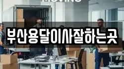 부산용달이사잘하는곳