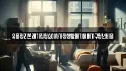 유품정리쓰레기집청소이사가정생활폐기물폐가구청년비움