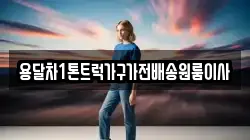 용달차1톤트럭가구가전배송원룸이사
