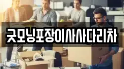 굿모닝포장이사사다리차
