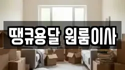 땡큐용달 원룸이사