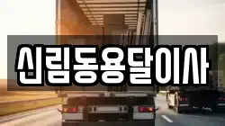 신림동용달이사