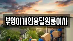 부엉이개인용달원룸이사