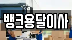 뱅크용달이사