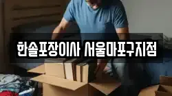 한솔포장이사 서울마포구지점