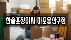 한솔포장이사 마포용산구점
