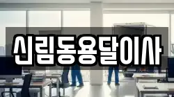 신림동용달이사