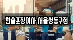 한솔포장이사 서울성동구점