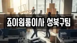 죠이원룸이사 성북구팀