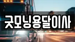 굿모닝용달이사