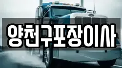 양천구포장이사