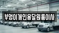 부엉이개인용달원룸이사