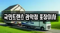 국민트랜스 관악점 포장이사