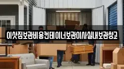 이삿짐보관비용컨테이너보관이사실내보관창고