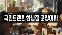 국민트랜스 한남점 포장이사