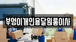 부엉이개인용달원룸이사