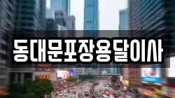 동대문포장용달이사