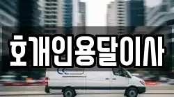 호개인용달이사