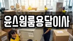 윤스원룸용달이사