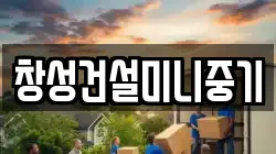 창성건설미니중기