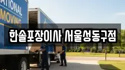한솔포장이사 서울성동구점