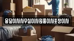 용달이사사무실이사원룸이사포장이사