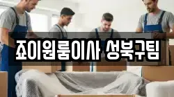 죠이원룸이사 성북구팀