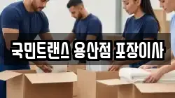 국민트랜스 용산점 포장이사