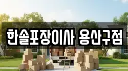 한솔포장이사 용산구점