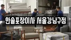 한솔포장이사 서울강남구점