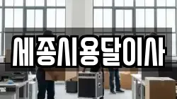 세종시용달이사