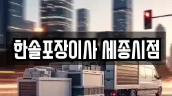 한솔포장이사 세종시점