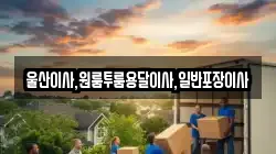 울산이사,원룸투룸용달이사,일반포장이사