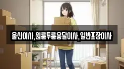 울산이사,원룸투룸용달이사,일반포장이사