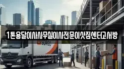 1톤용달이사사무실이사전문이삿짐센터고서방