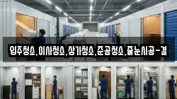 입주청소,이사청소,상가청소,준공청소,줄눈시공-결