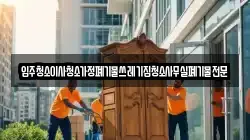 입주청소이사청소가정폐기물쓰레기집청소사무실폐기물전문