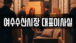 여수수산시장 대표이사실
