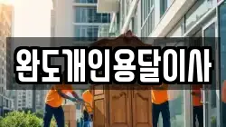 완도개인용달이사