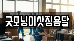 굿모닝이삿짐용달
