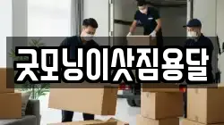 굿모닝이삿짐용달