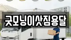 굿모닝이삿짐용달