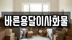 바른용달이사화물