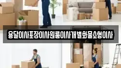 용달이사포장이사원룸이사개별화물소형이사