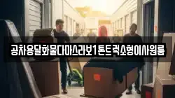 공차용달화물다마스라보1톤트럭소형이사원룸