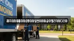 제주이사원룸이사소형이사일반이사동글이엘리카사다리차