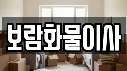보람화물이사